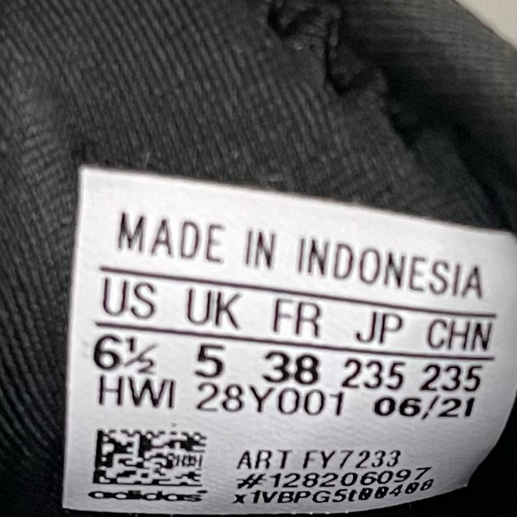 Adidas Puremotion Adapt Slip On Black White Leopard Print ShoesWomens Size 6.5 - Picture 6 of 7